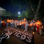 Clippve realizó una vigilia en honor a la memoria de Víctor Hugo Quero Navas afuera de El Rodeo I