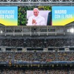 La Orquesta Carlos Cruz-Diez brilló en el Santiago Bernabéu durante acto con el papa León XIV