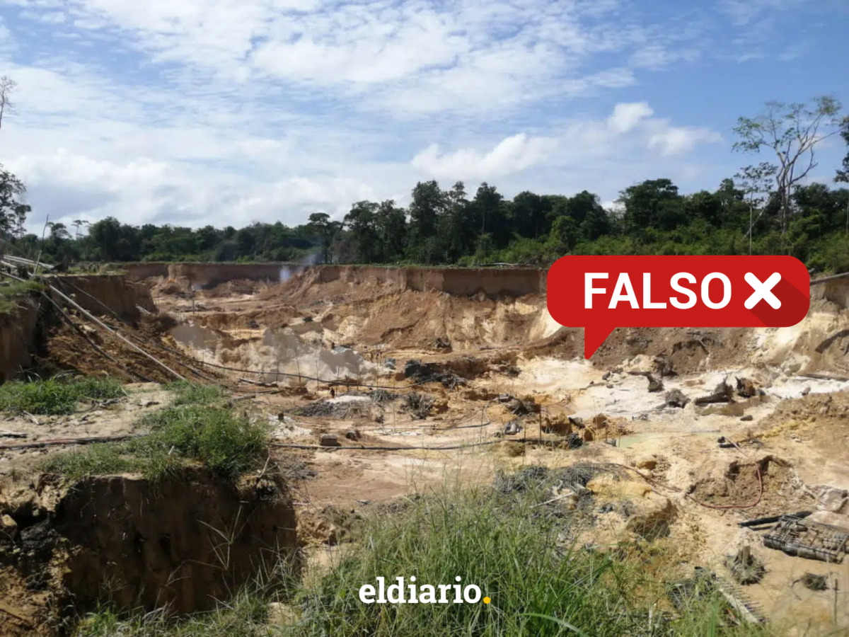 Cover image for ¿Imagen muestra a militares estadounidenses en una mina en El Callao?