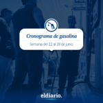 Cronograma de distribución de gasolina del