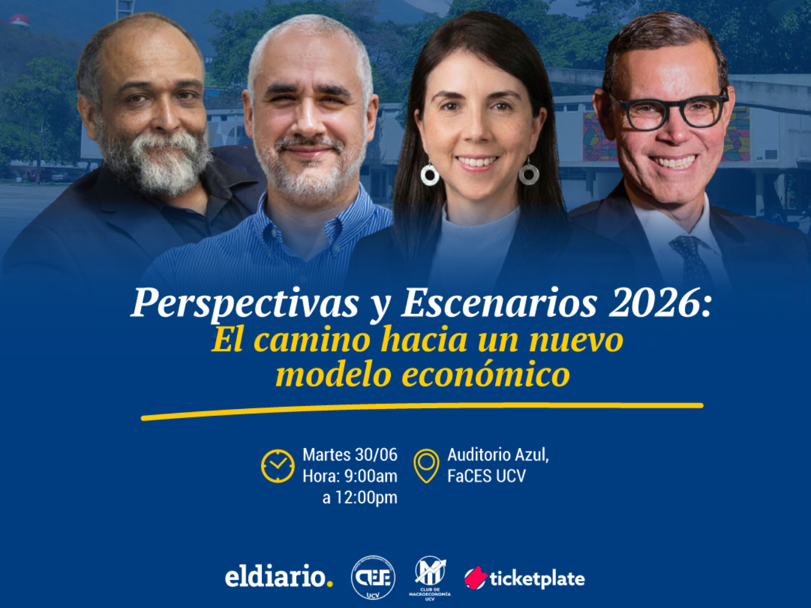 Foro Perspectivas y Escenarios 2026 reunirá a economistas para analizar el futuro de Venezuela