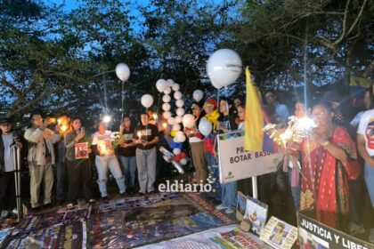 Familiares de presos políticos realizan vigilia cerca de la Embajada de EE UU en honor a Carmen Navas