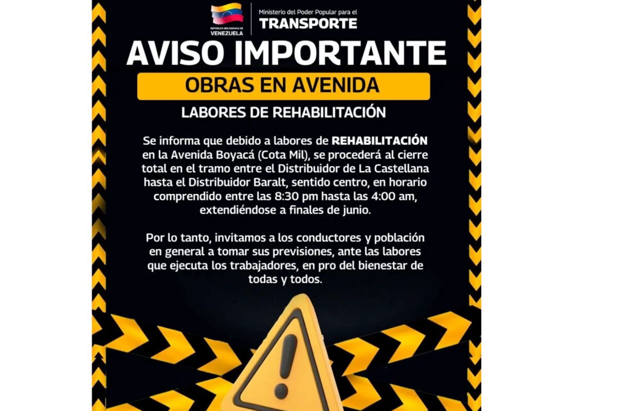 Cerrarán parcialmente otro tramo de la Cota Mil hasta finales de junio por trabajos de asfaltado