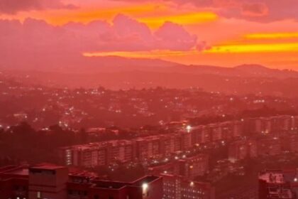 Qué es el candilazo y por qué el cielo puede verse rojo durante un atardecer