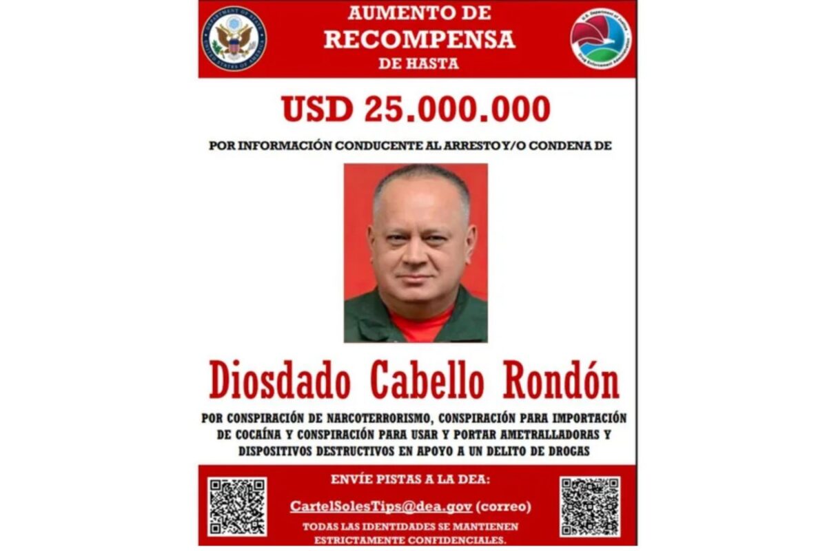¿Quiénes siguen siendo buscados por Estados Unidos? Las recompensas activas vinculadas a Venezuela