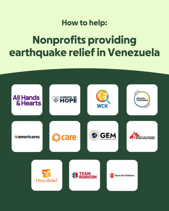 GoFundMe reúne campañas verificadas para ayudar a las víctimas de los terremotos en Venezuela