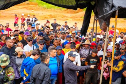 Anunciaron la creación de una oficina para atender a mineros de Bolívar tras operativo militar en la zona
