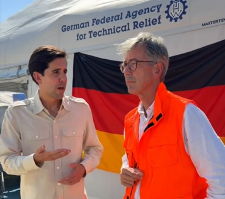 Oliver Blanco: Alemania ha enviado más de 27 toneladas de ayuda, ocho vuelos y 80 rescatistas tras terremotos
