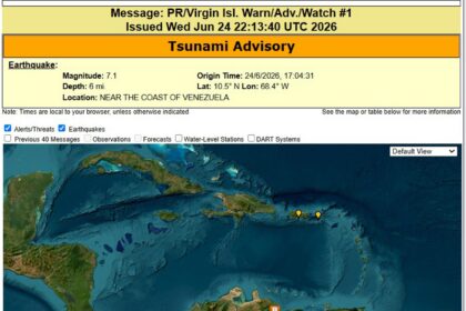 EE UU emitió un aviso de tsunami para Puerto Rico y las Islas Vírgenes tras sismo en Venezuela