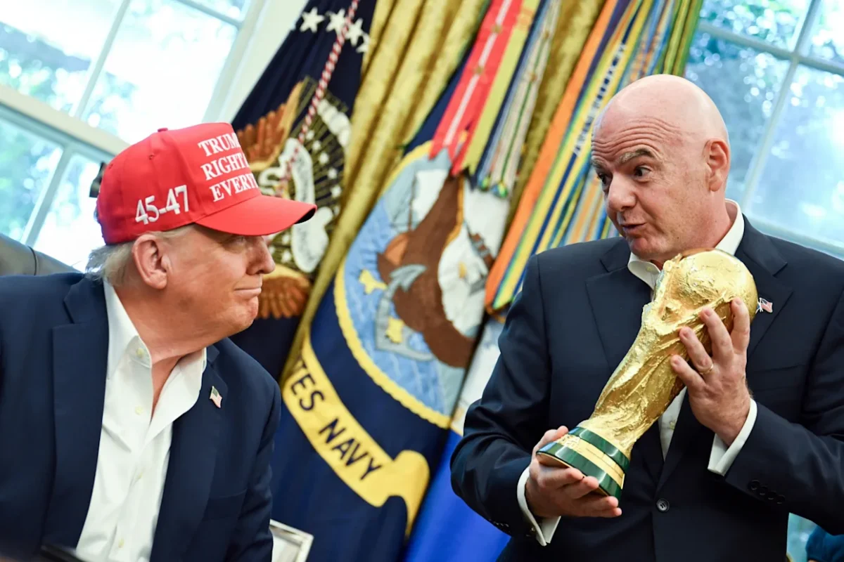 Trump asistirá a la final del Mundial 2026 y entregará el trofeo junto a Infantino