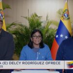 Delcy Rodríguez confirmó la llegada de rescatistas internacionales a Venezuela