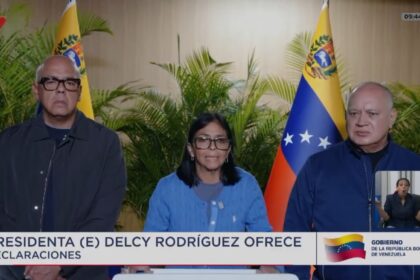 Delcy Rodríguez confirmó la llegada de rescatistas internacionales a Venezuela