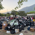 El Parque del Este se convirtió en un centro de acopio para los afectados por los terremotos