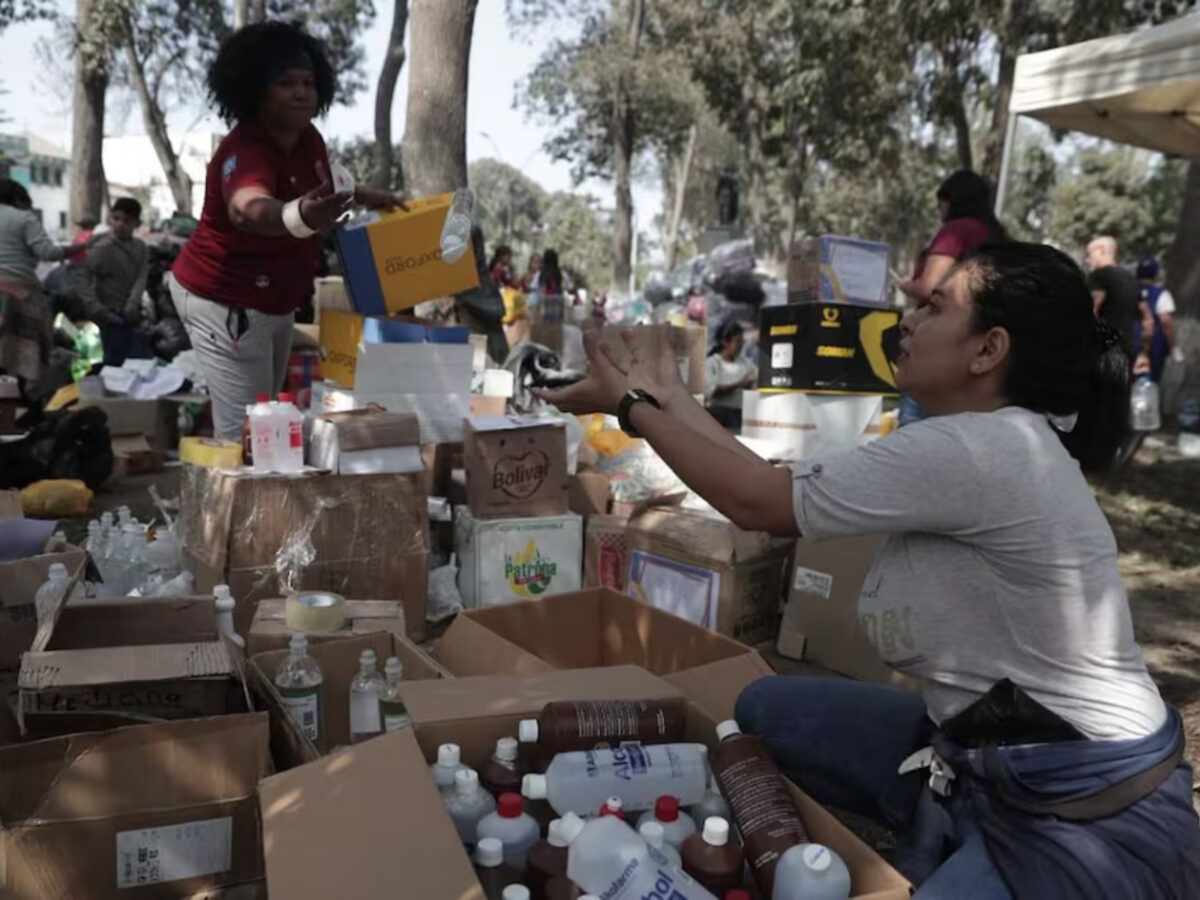 Entre donaciones y centros de acopio: crece la ayuda internacional para Venezuela tras los terremotos