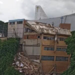 Colapsó parte de la estructura del Colegio San Judas Tadeo de La Pastora en Caracas tras los terremotos