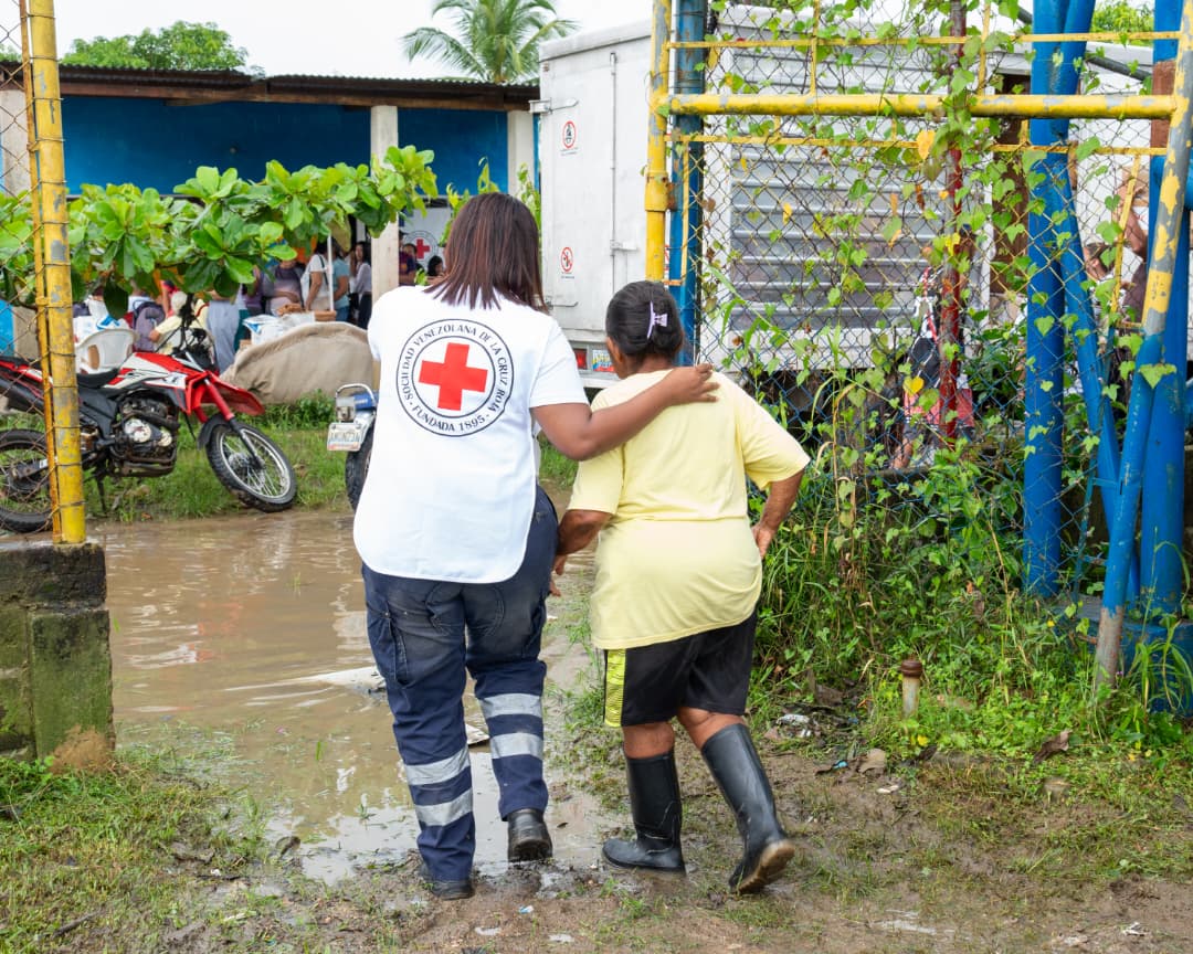 La Cruz Roja Venezolana informó que mantiene operaciones humanitarias en La Guaira, Sucre y Apure