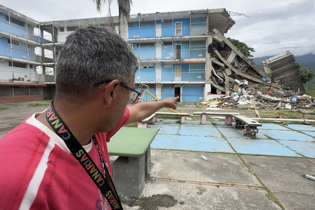 Los afectados por el terremoto en Guarenas esperan las inspecciones para saber qué pasará con sus hogares