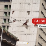 ¿Un edificio de la avenida Universidad en Caracas quedó inclinado tras el sismo del 10 de julio?