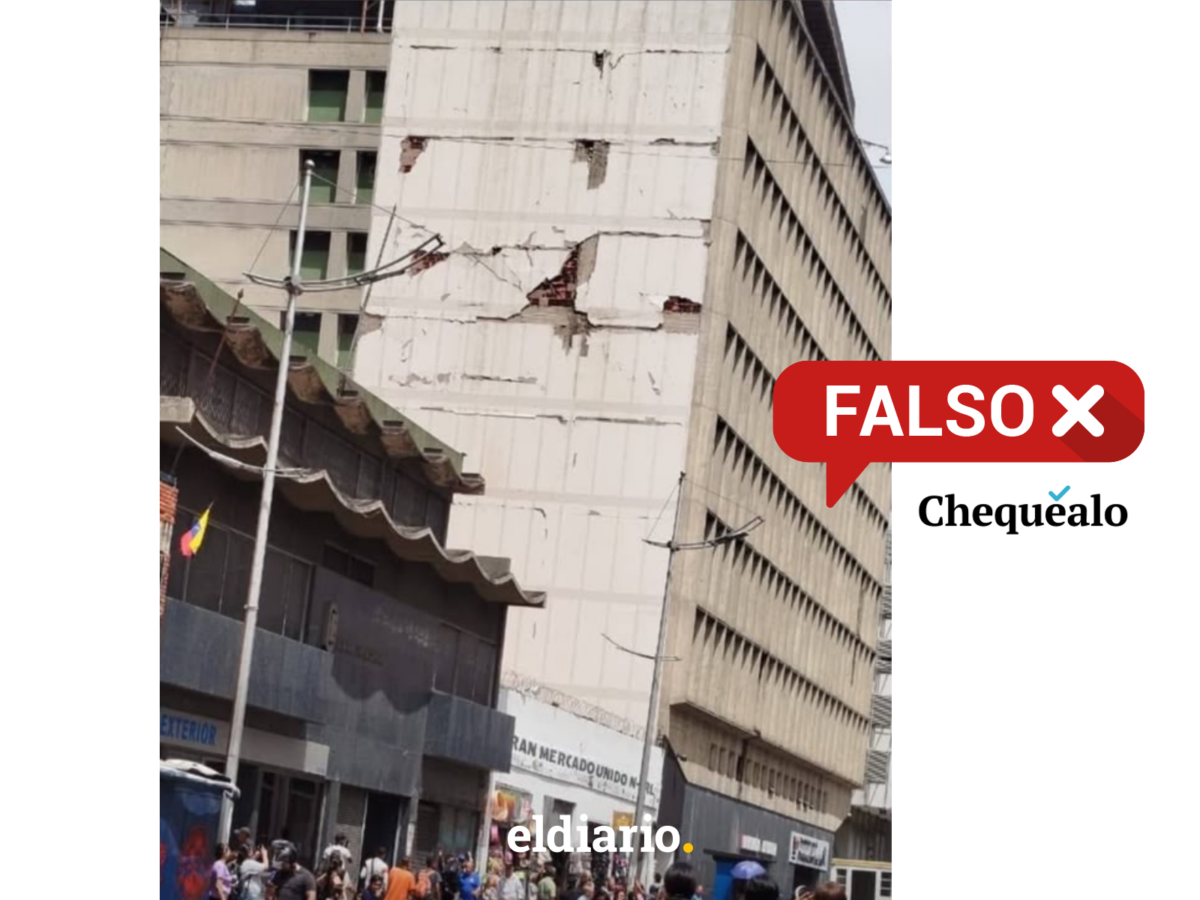 ¿Un edificio de la avenida Universidad en Caracas quedó inclinado tras el sismo del 10 de julio?