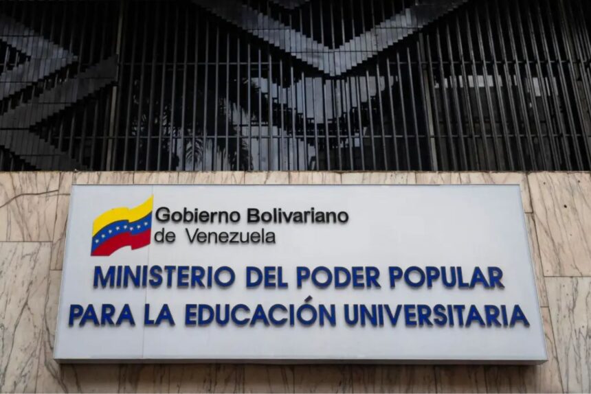 Ministerio de Educación Universitaria suspendió la atención presencial en la Torre OPSU por trabajos de infraestructura
