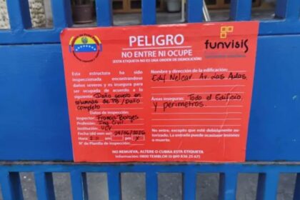 Colegio de ingenieros de Venezuela aclaró que etiqueta roja en edificios no implica la demolición automática