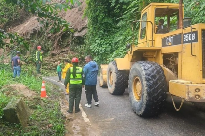 Restringen el paso en la carretera Mérida–Barinas por deslizamientos causados por las lluvias