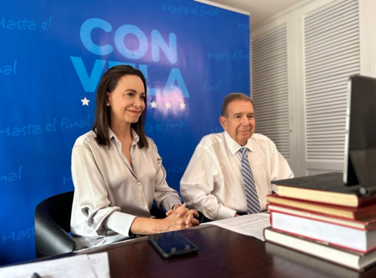 María Corina Machado y Edmundo González convocaron a la PUD para fijar posición sobre la agenda de trabajo entre oposición y chavismo