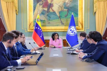 Delcy Rodríguez abordó con el FMI el uso de reservas internacionales para la reconstrucción tras los terremotos