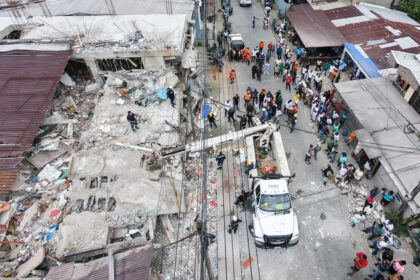 Las imágenes del terremoto de 7,4 en Colombia