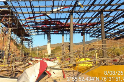 Ataque con explosivos destruyó un peaje en construcción en Colombia