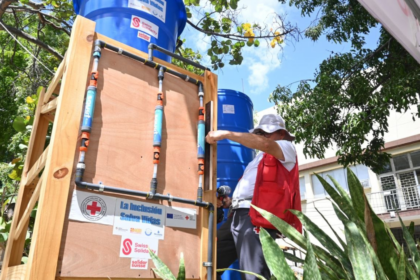 La Cruz Roja Venezolana habilitó dos puntos de potabilización de agua las 24 horas en La Guaira