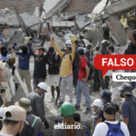 ¿Un niño y su gato fueron rescatados de los escombros tras el terremoto en Colombia?