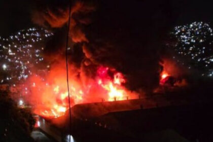 Reportaron incendio en la zona industrial de El Llanito