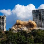 Demolieron el edificio Samantha A en La Guaira por daños estructurales irreversibles