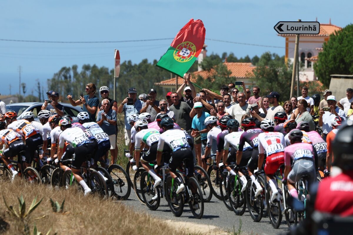 El ciclista venezolano Leangel Linarez ganó la tercera etapa de la Volta a Portugal