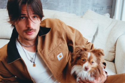 Danny Ocean apareció en la revista Vogue junto a su primera mascota