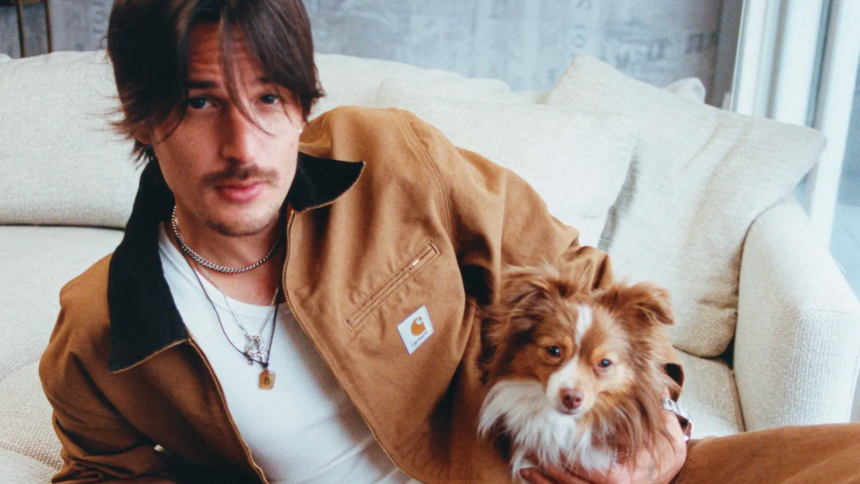 Danny Ocean apareció en la revista Vogue junto a su primera mascota