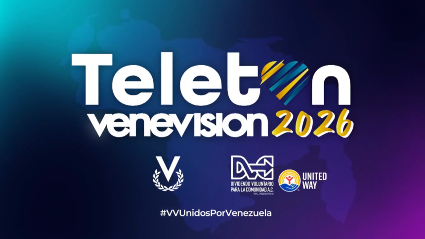 Venevisión lanzó Teletón 2026 “Unidos por Venezuela” para ayudar a los afectados por el doble terremoto