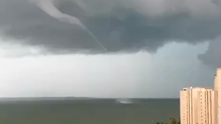 Se reportaron trombas marinas en Aragua y Zulia mientras continúan las ondas tropicales en Venezuela