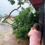Fuertes vientos y lluvias dejaron árboles caídos y viviendas afectadas en Monagas y Anzoátegui