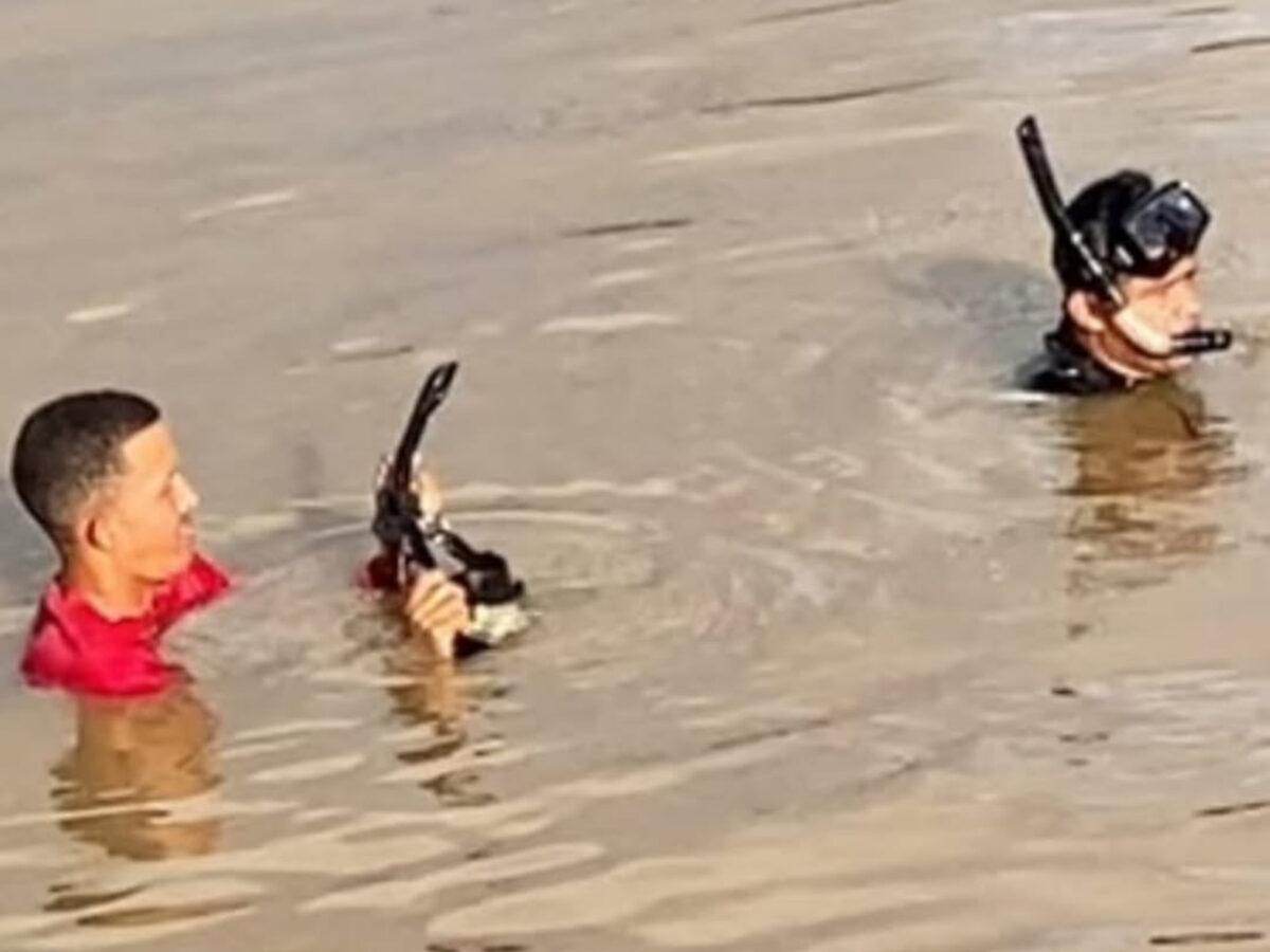 Hallaron el cuerpo de uno de los miembros de la pareja arrastrada por el río Aragua