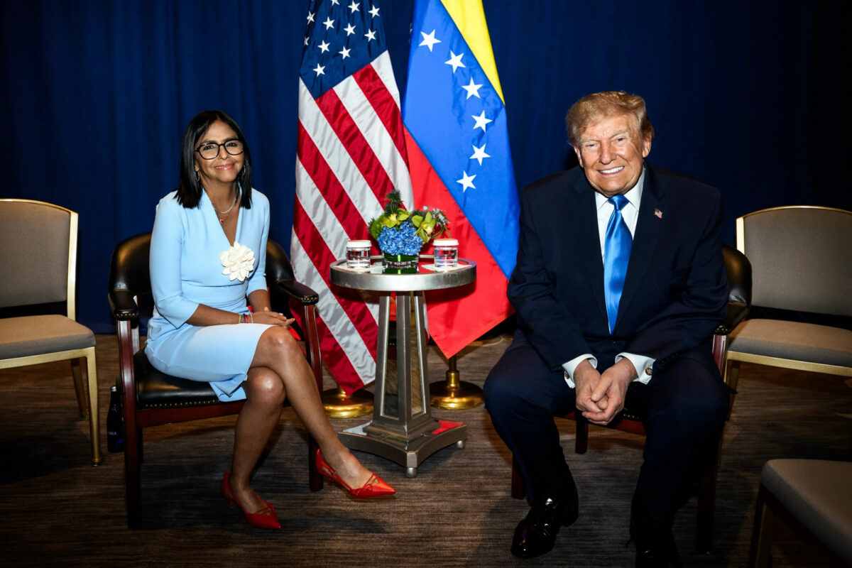Delcy Rodríguez se reunió con Donald Trump en Nueva York en el marco de la Asamblea de la ONU