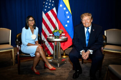 Delcy Rodríguez se reunió con Donald Trump en Nueva York en el marco de la Asamblea de la ONU