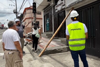 Miyamoto International comenzó la remoción de escombros en La Guaira tras el doble terremoto