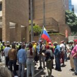 Impidieron protesta de sindicalistas frente al Hotel Marriott