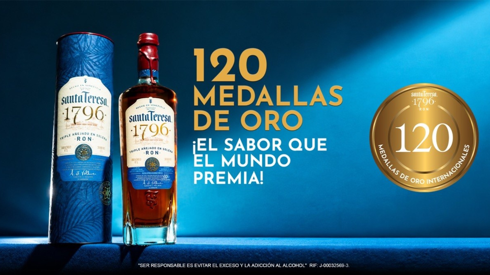 120 medallas de oro para Santa Teresa 1796, el sabor que el mundo premia