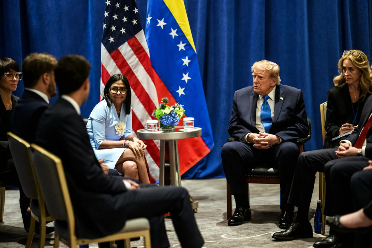 Delcy Rodríguez se reunió con Donald Trump en Nueva York en el marco de la Asamblea de la ONU