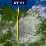 Prevén lluvias y cielos nublados por el paso de la onda tropical 51 en Venezuela