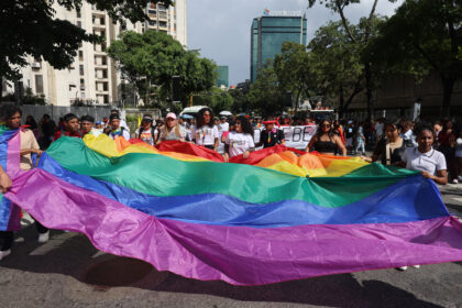 La comunidad LGTBI marchó en Caracas para exigir el reconocimiento de sus derechos