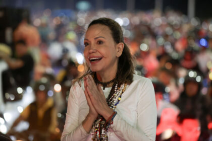 En imágenes: así fue el recibimiento de María Corina Machado en Caracas